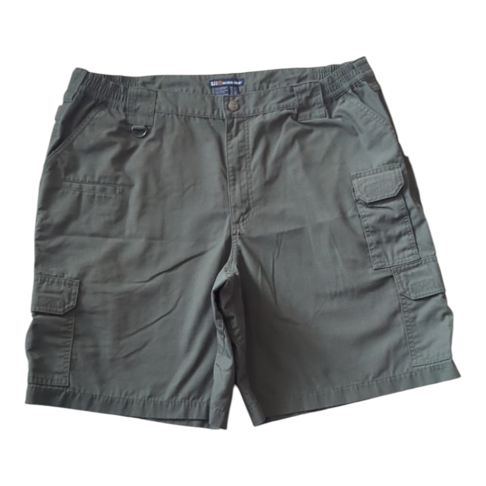 5.11 Tactical Shorts Men’s 42 Green‎ 9" Ripstop Cargo Utility Outdoor Hiking